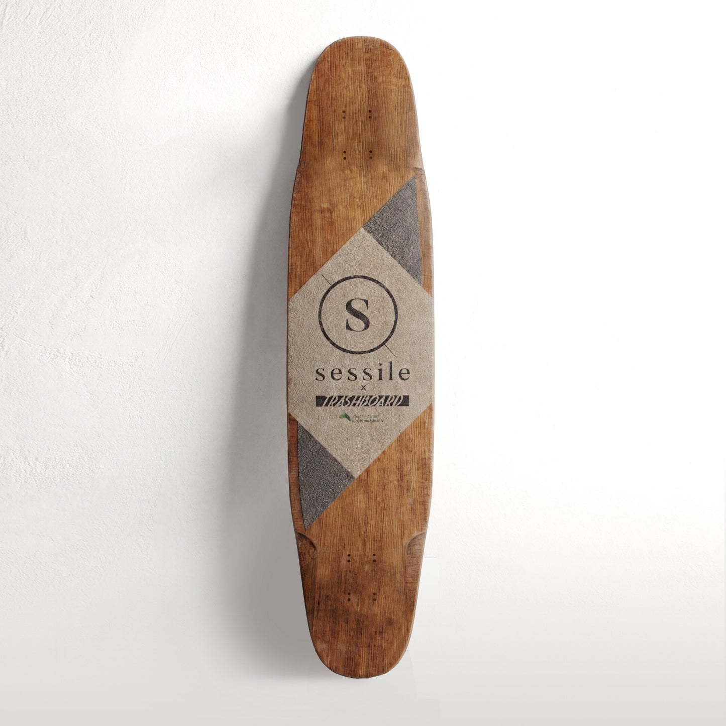 Longboard Sessile x TRASHBOARD - planche nue
