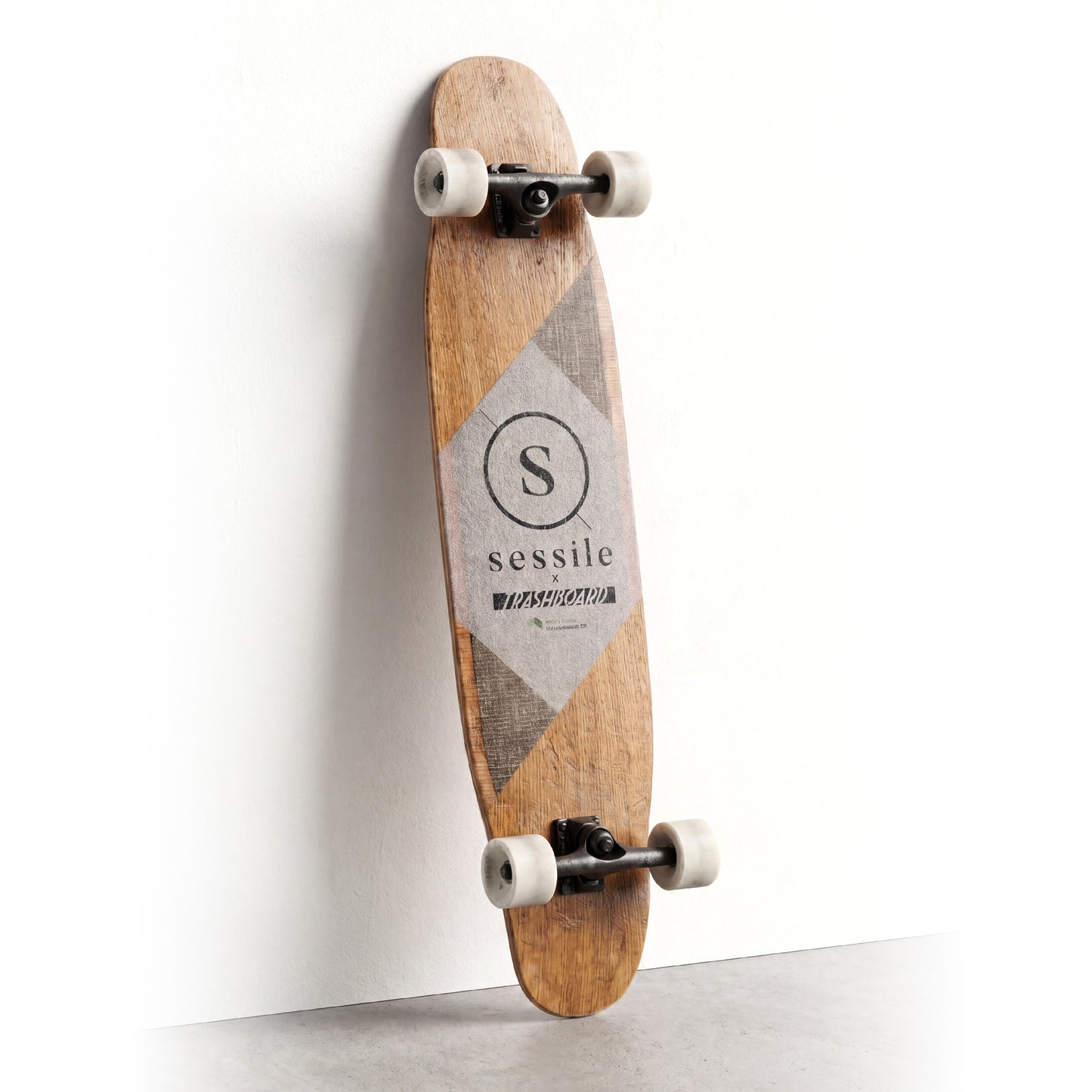 Longboard Sessile x TRASHBOARD - skateboard complet