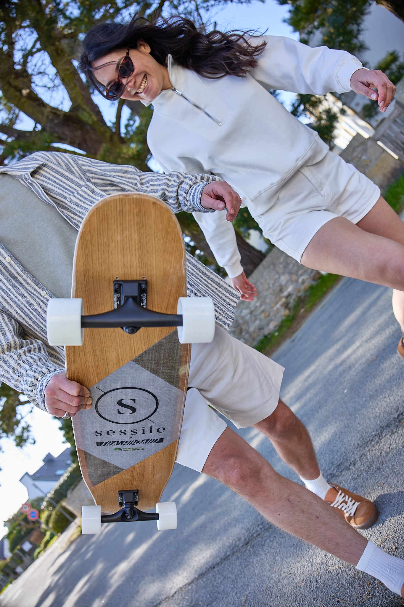 Longboard Sessile x TRASHBOARD - planche nue